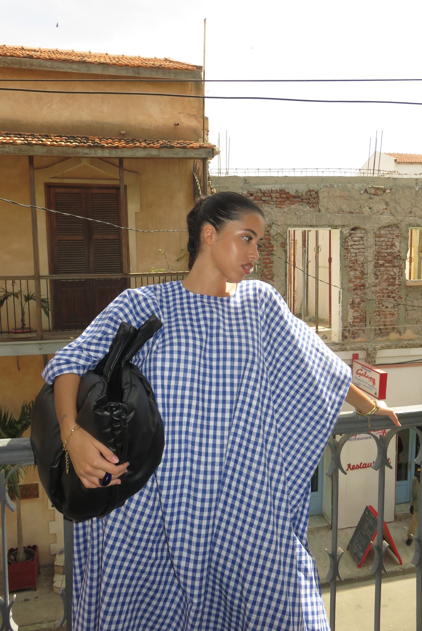 Grand Boubou Gingham