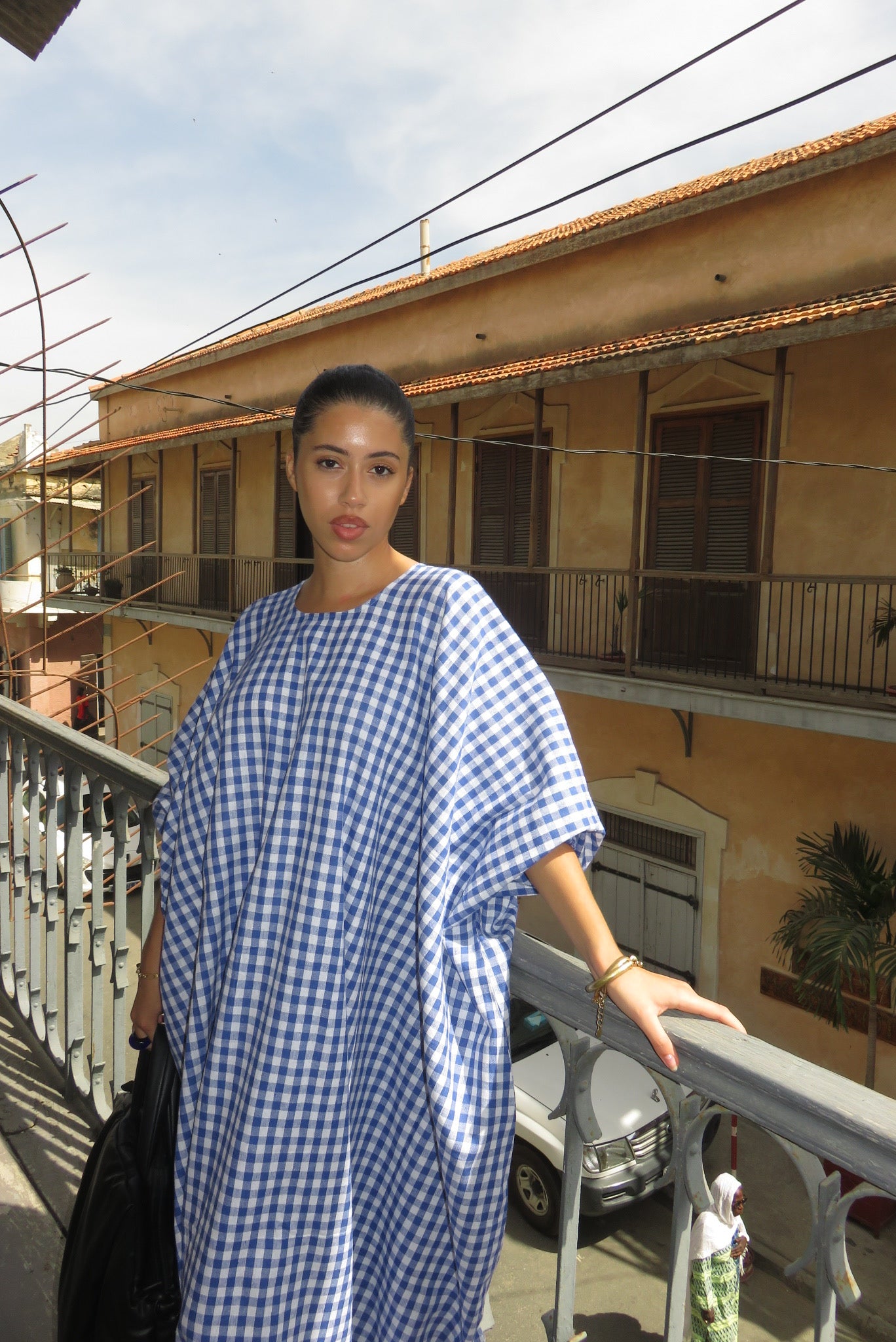 Grand Boubou Gingham